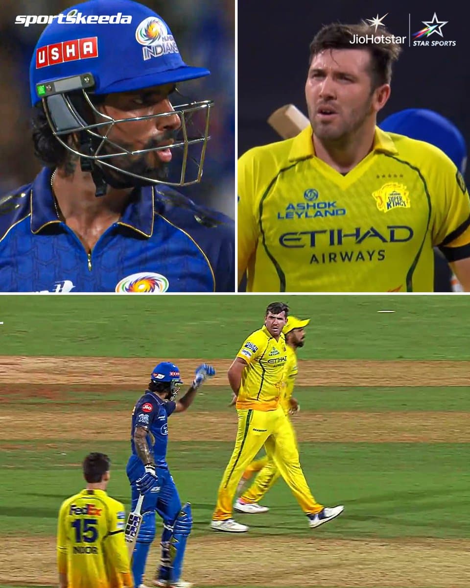 “Tilak Varma vs Jamie Overton Heated Clash Shocks Fans in MI vs CSK IPL Match”