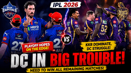 IPL 2026: Delhi Capitals’ Playoff Chances in Serious Danger After Heavy Loss to KKR